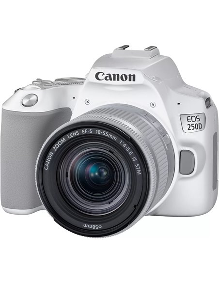 DSLR Camera CANON EOS 250D 18-55 f/3.5-5.6 IS STM White (3458C003)