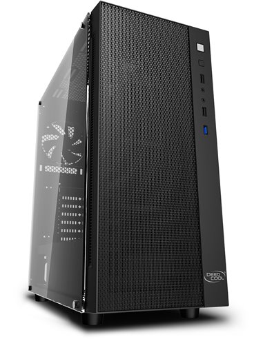 Carcasa DEEPCOOL MATREXX 55 MESH / w/oPSU / Side panel / ATX / Black