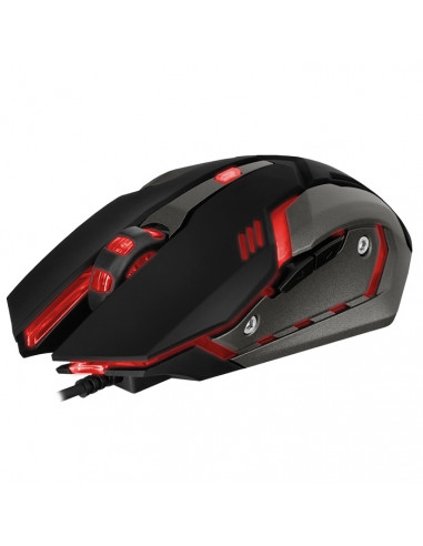 SVEN RX-G740 Gaming, Optical Mouse, 800/1200/1800/2400 dpi, 5+1 buttons (scroll wheel), DPI switching modes, Two navigation ...
