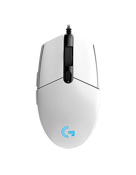 Logitech Gaming Mouse G102 LIGHTSYNC RGB lighting, 6 Programmable buttons, 200- 8000 dpi, Onboard memory, White