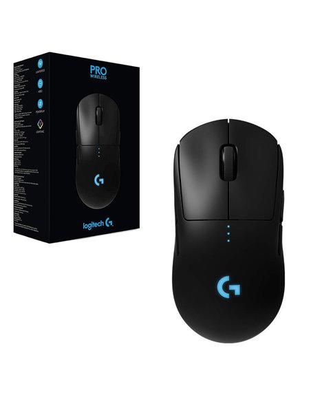 Logitech Gaming Mouse G Pro Lightspeed Wireless,High-speed, Hero 16K Gaming Sensor, Mechanical Button, 100-16000 dpi, LIGHTSY...