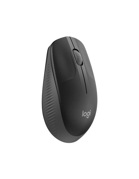 Logitech Wireless Mouse M190 Full-size - CHARCOAL - 2.4GHZ - EMEA - M190