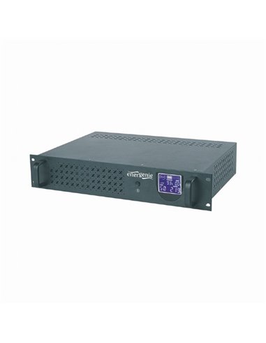 Gembird Rack 3.4U UPS UPS-RACK-1500, 1500VA/900W, AVR, 4xIEC, LCD display, USB control interface, 2x12V/7Ah Battery