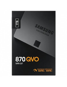 2.5” SSD 1.0TB Samsung SSD 870 QVO, SATAIII, Sequential Reads: 560 MB/s, Sequential Writes: 530 MB/s, Max Random 4k: Read: 9... 2