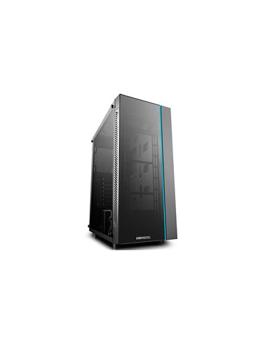 Carcasa DEEPCOOL MATREXX 55 V3 / w/oPSU / Side panel / RGB LED Strip / ATX / Black