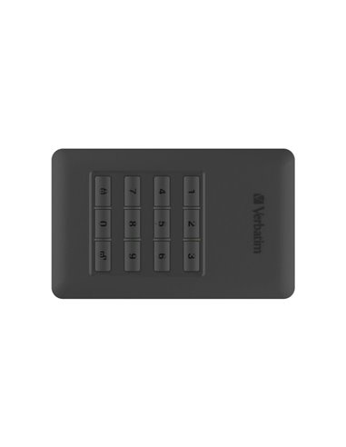 2.5” HDD Externa Verbatim Store 'n' Go with Keypad Access / USB3.0/USB-C / 2.0TB / Black