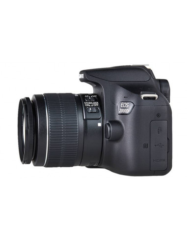 DSLR Camera CANON EOS 2000D 18-55 DC III Black (2728C007)