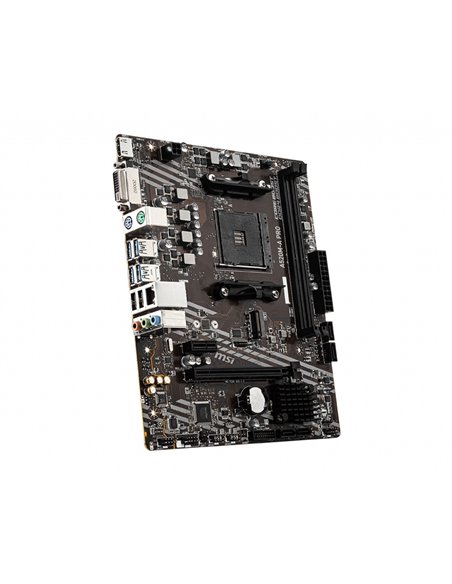 MSI A520M-A PRO, Socket AM4, AMD A520, Dual 2xDDR4-4600, APU AMD graphics, DVI, HDMI, 1xPCIe X16, 4xSATA3, RAID, 1xM.2 Slot, ...