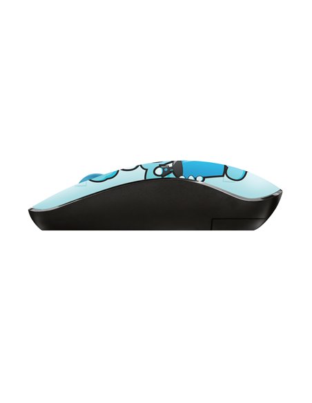 Trust Sketch Blue Wireless Mouse, Silent Click, 15m 2.4GHz, Micro receiver, 1600 dpi, 3 button, USB