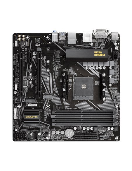GIGABYTE B550M DS3H, Socket AM4, AMD B550, Dual 4xDDR4-4733, APU AMD graphics, DVI, HDMI, 2xPCIe4.0 X16, 4xSATA3, RAID, 2xM.2...