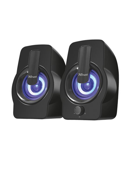 Boxe 2.0 Trust Gemi RGB Black / 12W / 3,5 AUX / USB power