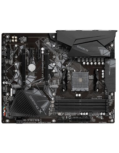 GIGABYTE B550 GAMING X V2, Socket AM4, AMD B550, 13Phases, Dual 4xDDR4-4733, APU AMD graphics, HDMI, DVI, 2xPCIe 4.0 X16, 4xS...
