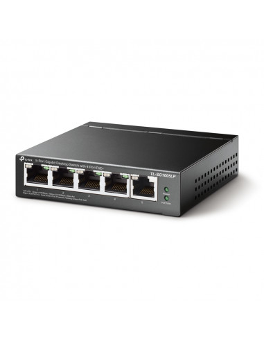 PoE Коммутатор TP-LINK TL-SG105LP / 5 port / Gigabit / RJ45 / steel case