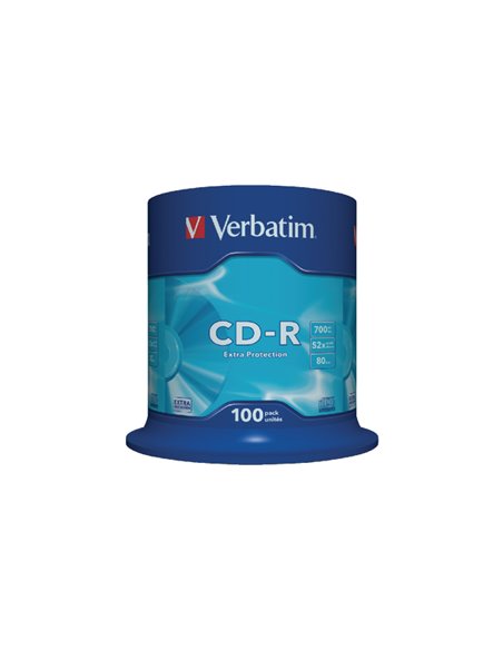 Verbatim DataLife CD-R 700MB 52X EXTRA PROTECTION SURFACE - Spindle 100pcs.