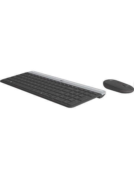 Беспроводная клавиатура и мышка Logitech Combo MK470 Slim/ 2.4GHz nano USB receiver/ Graphite