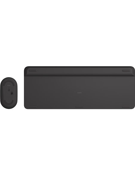 Беспроводная клавиатура и мышка Logitech Combo MK470 Slim/ 2.4GHz nano USB receiver/ Graphite
