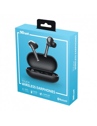 Casti Trust Nika Touch Bluetooth / Black