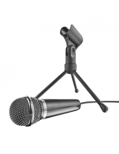 Trust Starzz All-round Microphone for PC and laptop, High performance microphone with mute switch and tripod stand, 2.5m cabl...
