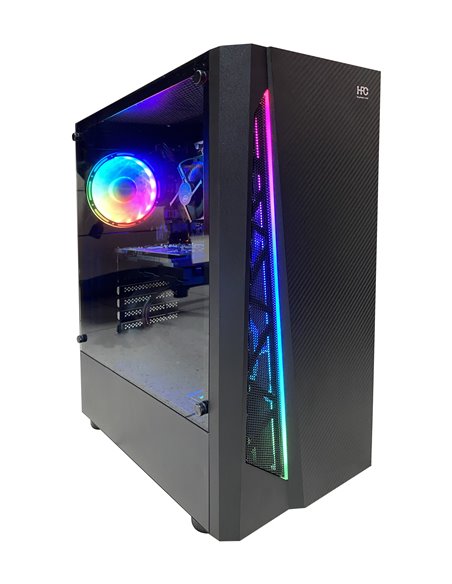 Carcasa HPC R-05 / 650W / Side panel / 1x120cm fan / ATX / Black