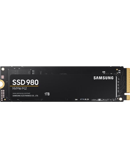 M.2 NVMe SSD 1.0TB Samsung SSD 980, PCIe3.0 x4 / NVMe1.4, M2 Type 2280 form factor, Seq. Read: 3500 MB/s, Seq. Write: 3000 M...