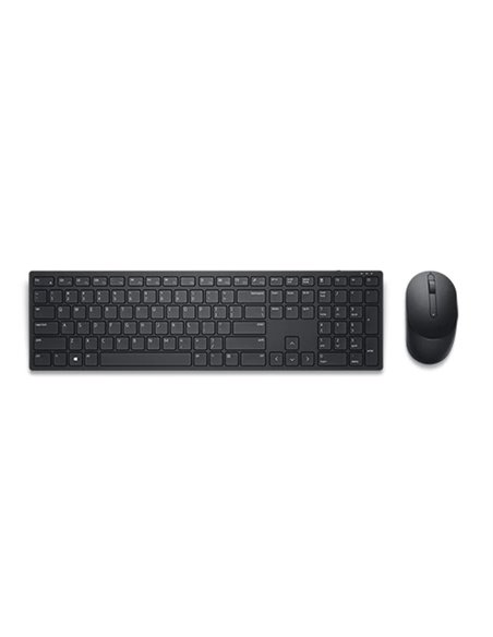 Dell Pro Wireless Keyboard and Mouse - KM5221W - Russian (QWERTY) (RTL BOX), 2.4 GHz, USB Wireless Receiver, Optical Mouse - ...