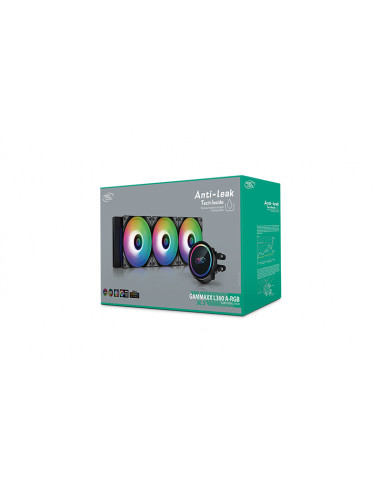 DEEPCOOL Liquid Cooler ”GAMMAXX L360 A-RGB”, Anti-Leak Technology, Socket LGA2066/2011/1851/1700/1200/115x & AM5/AM4, 3x 120m...