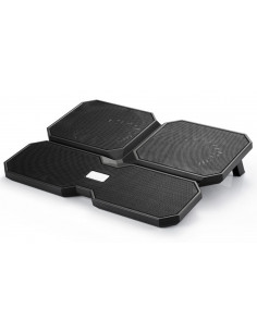 DEEPCOOL ”MULTI CORE X6”, Notebook Cooling Pad up to 15.6”, 4 fans- 2x 140mm & 2x 100mm, Multi-Core Control Technology:4 dif...