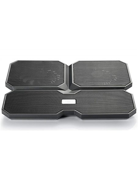DEEPCOOL ”MULTI CORE X6”, Notebook Cooling Pad up to 15.6”, 4 fans- 2x 140mm & 2x 100mm, Multi-Core Control Technology:4 dif...