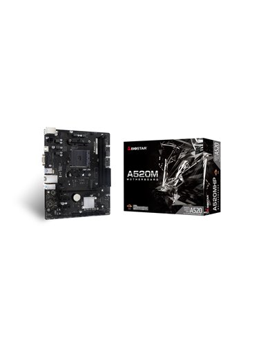 Материнская плата BIOSTAR A520MHP/ AM4 / A520 / DDR4 / mATX