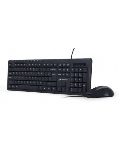 Gembird KBS-UM-04, Multimedia desktop set, black, US-Layout, Black 2