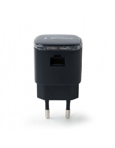 Wi-Fi репитер Gembird WNP-RP300-03-BK / N300 / Wi-Fi4 / 1 x 10/100M RJ45 / Black