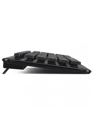 SVEN KB-E5700H, Keyboard, Waterproof construction, 104 keys, 12 Fn-keys, slim compact design, low-profile, USB 2.0 Hub 2 -por...