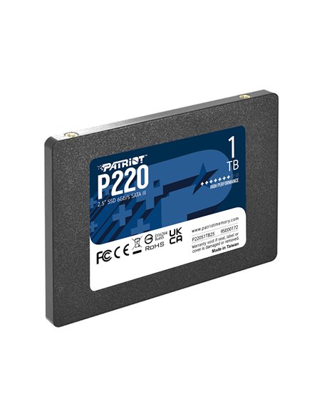 2,5” SSD Patriot P220 1.0TB