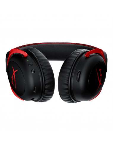 Casti gaming wireless HyperX Cloud II Wireless, Black/Red, [4P5K4AA]