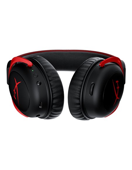 Casti gaming wireless HyperX Cloud II Wireless, Black/Red, [4P5K4AA]
