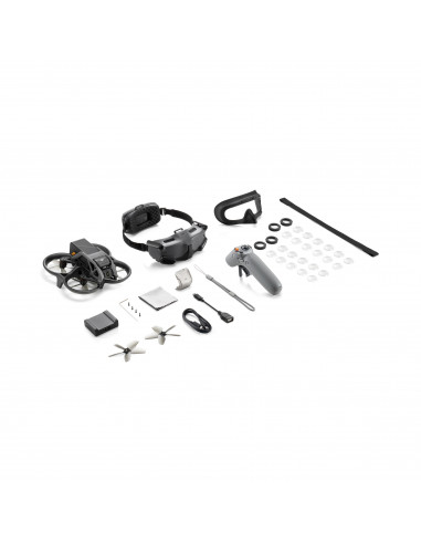 Дрон DJI Avata Explorer Combo Kit (952202) / Autonomy 18min / 48MP, F/2.8, 4K / Gimbal one axis / 97 KM/h / 20GB / DJI Goggle...
