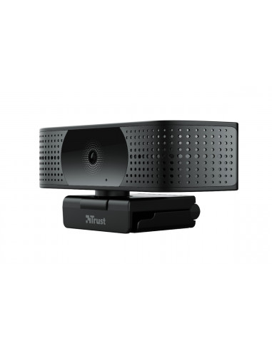 Trust Teza 4K Ultra HD Webcam, Advanced 4K Ultra HD webcam with a 74° field of view, 30 fps, two stereo integrated microphone...