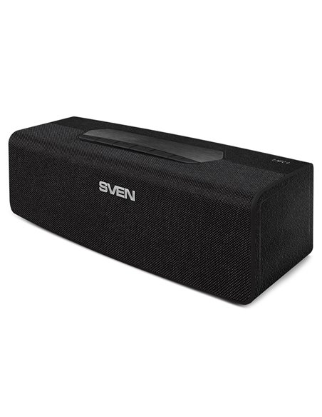 Колонка Портативная SVEN PS-192, Black / 16W / Bluetooth / FM / USB / microSD / 2400mA*h