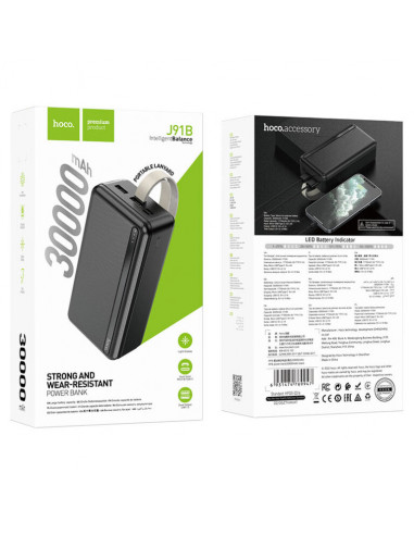 Powerbank HOCO J91B / 5V/2.1A / 30000mAh / Black