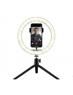 Trust Maku, Ring Light Vlogging kit, Improve your vlogs with this 10 inch ring light, including remote controls, tripod and p... 2