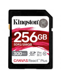 Карта памяти SD 256GB Kingston Canvas React Plus, 300MBps