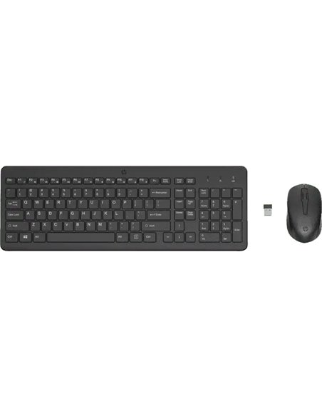 Tastatura si mouse Wireless HP 330, Black