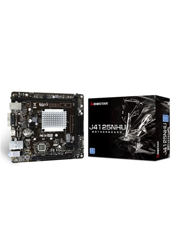 Материнская плата + процессор BIOSTAR J4125NHU / Celeron J4125 / Mini-ITX