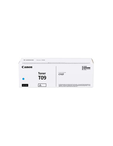 Toner Canon T09 Cyan EMEA, (5900 pages 5%) for Canon i-SENSYS X C1127iF; Canon i-SENSYS X C1127i; Canon i-SENSYS X C1127P