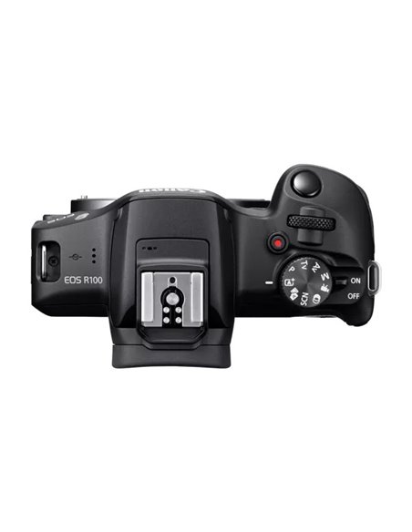 Aparate foto mirrorless CANON EOS R100+RF-S 18-45 f/4.5-6.3 IS STM + RF-S 55-210 f/5.0-7.1 IS STM (6052C036)