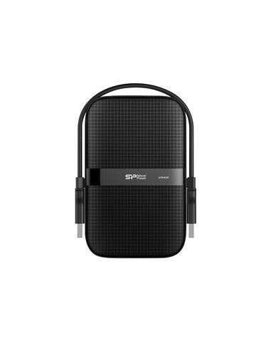 2.5” HDD Extern Silicon Power Armor A60 / 4TB / USB3.2 Gen1 / Black