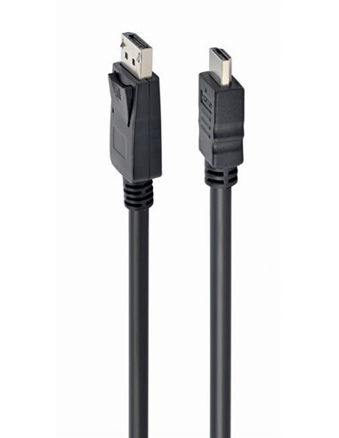 Cable DP-HDMI - 1m - Cablexpert CC-DP-HDMI-1M, 1m, DP (male) cable - HDMI type A (male), from DisplayPort to HDMI (cable is ...