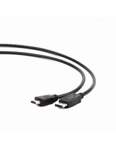 Cable DP-HDMI - 1m - Cablexpert CC-DP-HDMI-1M, 1m, DP (male) cable - HDMI type A (male), from DisplayPort to HDMI (cable is ...