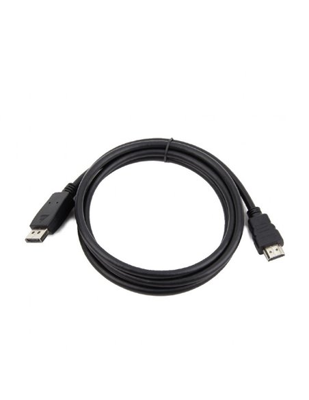 Cable DP-HDMI - 1m - Cablexpert CC-DP-HDMI-1M, 1m, DP (male) cable - HDMI type A (male), from DisplayPort to HDMI (cable is ...