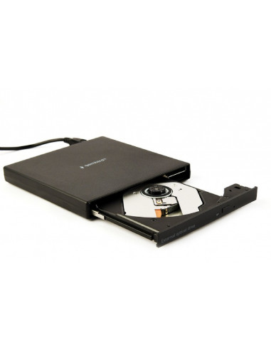 External DVD USB Drive Gembird DVD-USB-04, CD-DA, CD-R, CD-RW, DVD+R, DVD+R DL, DVD+RW, DVD-R, DVD-R DL, DVD-RAM, DVD-ROM DL...